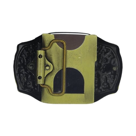 Skulls & Reaper Lighter Belt Buckle - Bronze Metal Lighter  - Free Engraving - Picture 7 of 9